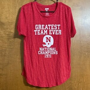 Nebraska Huskers Women's Short Sleeve Tee